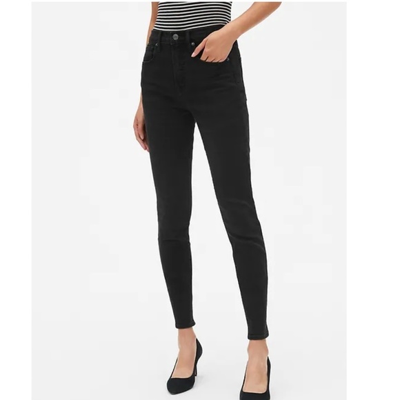 NWT Gap High Rise Skinny Jeans SlimPockets 28 c248 - Picture 2 of 5